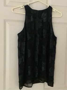 Adrienne Vittadini Black Sleeveless Tank Top